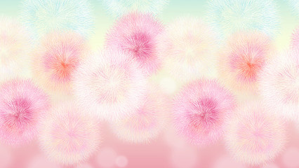 Fototapeta premium Colorful dandelion