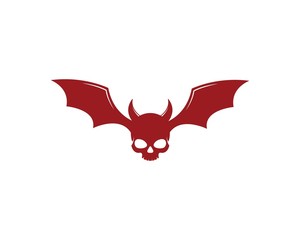 Devil logo vector template illustration
