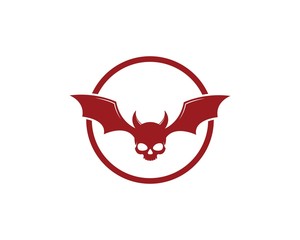Devil logo vector template illustration