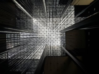 Escultura cubo negro caracas venezuela