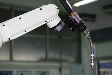 industrial weld robot arm