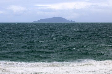 Praia de Quatro ilhas, cidade de Bombinhas, estado de Santa Catarina, País Brasil