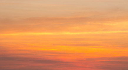 Orange sky background