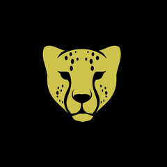 cheetah head logo icon designs vector illustration © Alpha Vector
