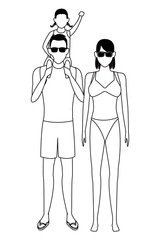 summer vacation cartoon