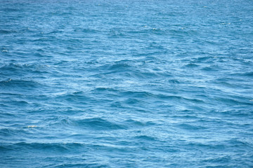 natural background of blue sea water surface