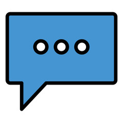 Obraz premium speech bubble message icon