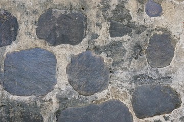 stone wall texture, Old cracked stone wall background, Rock, concrete background