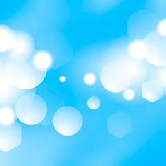 Blue bokeh background