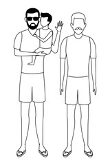 summer vacation cartoon