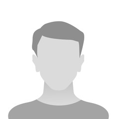 Person gray photo placeholder man