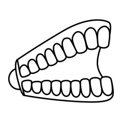 joke teeth fools day icon