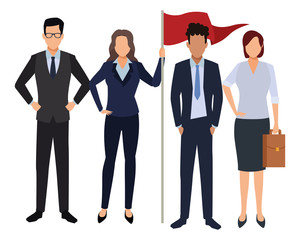 executive business cartoon