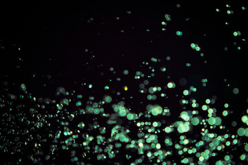 vintage bokeh on black texture