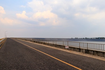 Bicycle Route Around The Reservoir