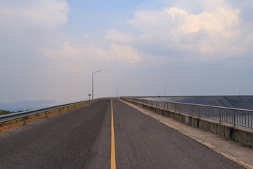 Bicycle Route Around The Reservoir