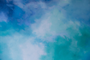 Abstract blue paint color