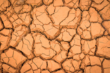 Crack earth/Crack soil on dry season/Global worming effect