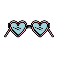 heart glasses fashion icon