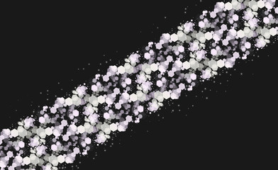 Obraz premium Hexagons background. Vector illustration.