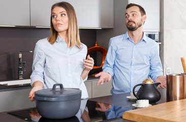 Couple finding out relationship