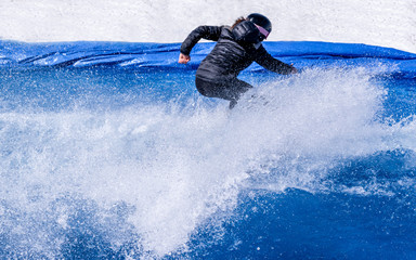 People are doing Pond skim