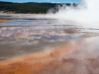 Grand Prismatic Spring in Yellowstone National Park