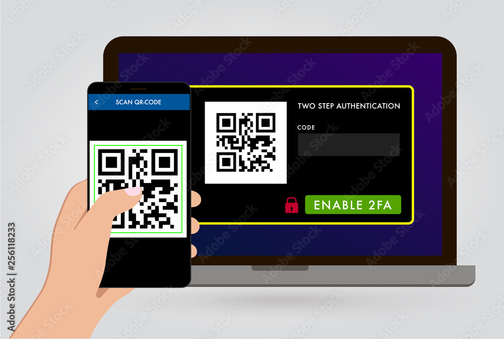 Poster enable 2fa two steps authentication verification