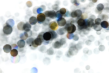 Abstract bokeh  texture on white