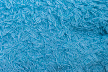 Beautiful sparkling artificial blue fur texture