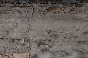 Wall with plaster. Texture