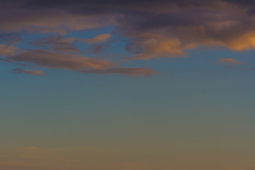 Blue sky cloudscape  before sunset use for background