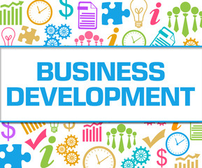 Business Development Colorful Business Texture Square 