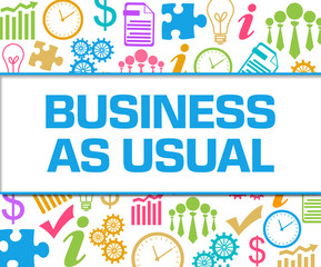Business As Usual Colorful Business Texture Square 17480