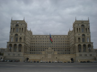 Obraz premium Baku City; Azerbaijan new images in the spring of May 20, 2009. Real situations of existing buildings. Extreme photos of different variants.