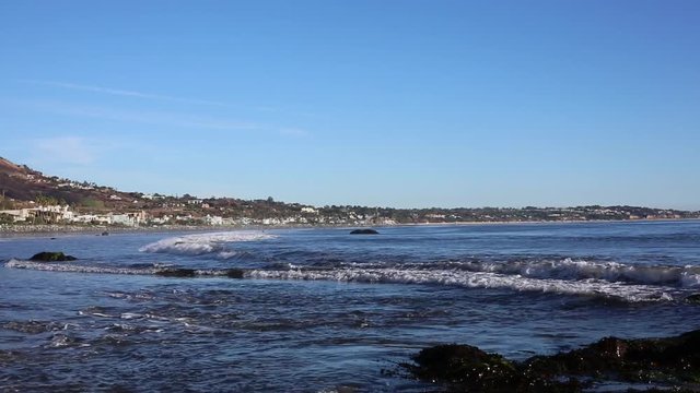 zuma beach on the sunny day