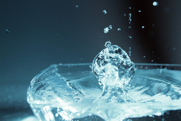 Water droplet background