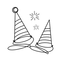 party celebration hats icon