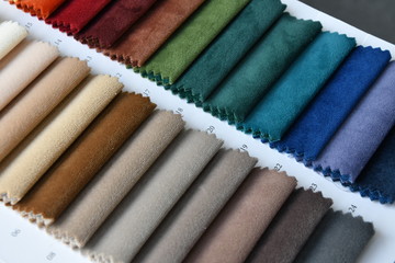 stack of colorful fabrics