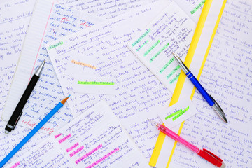 Essays in English language as a part of exam preparation