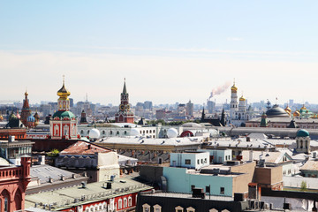 Fototapeta premium Panorama of Moscow, Russia 