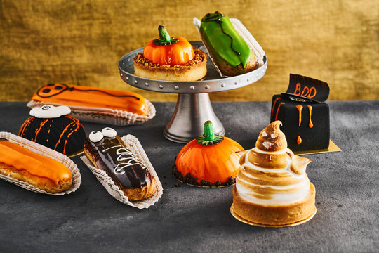 Halloween themed pastries