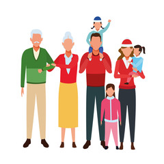 family avatar cartoon character