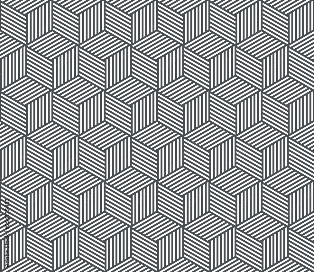Aufkleber seamless pattern background. vector abstract geometric line, modern trend pattern background