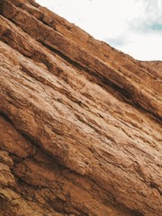 Sandstone details and vista. Death Valley National Park, California.
