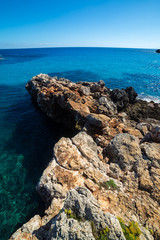 Mallorca beach at the day