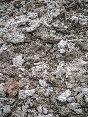 Salt at Devil's Golf Course, Death Valley National Park, California. Close up of salt crystals on Devil's Golf Course in Death Valley National Park