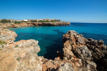 Mallorca beach at the day
