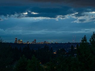 Seattle Skyline Sunset