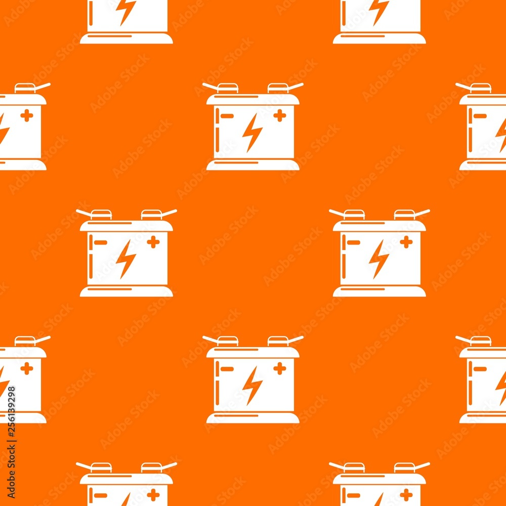 Poster accumulator pattern vector orange for any web design best